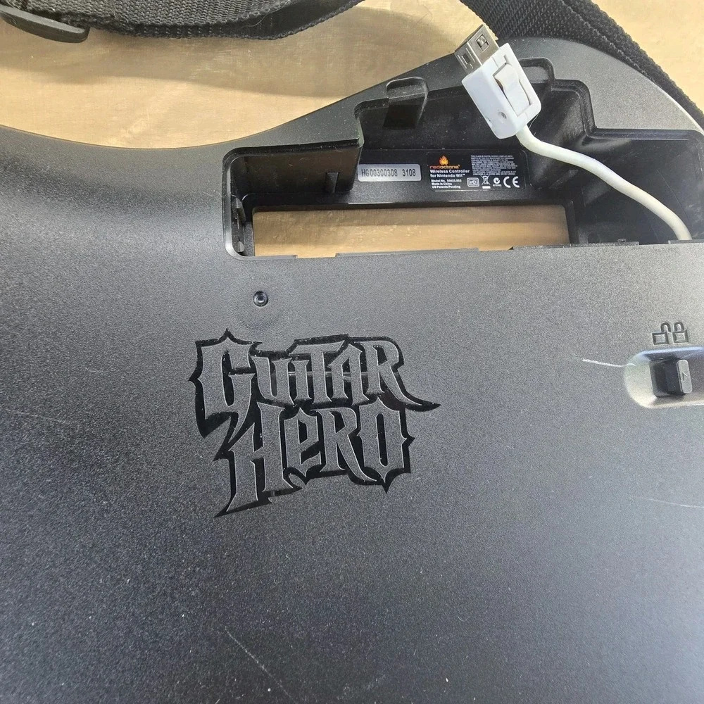 Nintendo Wii Guitar Hero Red Octane Wireless Controller Sunburst